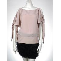 Boat Neck Woven Blouse