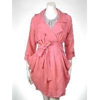 Woven Parka Coat