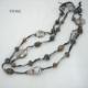 Fashion Necklace With Plastic & Acrylic Beads, F707002