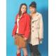Orange Short Coat & White Ribbon Coat, T106