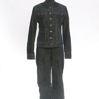 Ladies' Cotton Polyester Elastane Woven Jacket + Trousers
