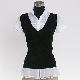 Ladies' Polyester Crinkle Chiffon + Knit 2 in 1 Shirt