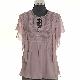 Ladies' 100% silk elegant woven top, 4031