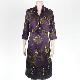 Ladies' polyester elastane print short jacket + dress, 16B841 + 96J365