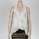Ladies' polyester top with delicate sequins work