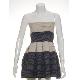 Ladies' 60% polyester 40% spandex dress, 702307