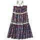 Ladies' Tiered Dress W/ Lace, LAL-W10-ST031