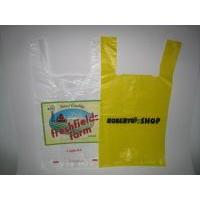 T-shirt with header Plastic Bag
