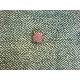 Cloth covered shank button with metal ring, SWF-05