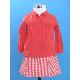 Girls' Blouse & Skirt Set