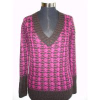 Computer knit pullover
