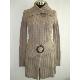 knitted cardigan with belt