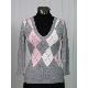 Knitted Pullover with Intarsia