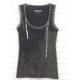 Ladies Knit Nailhead Printed Tank