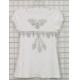 Ladies Knit Puff Sleeve Jewel Neck Trapeze