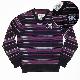 Men's sweater, multi-stripes, S10-095