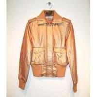 L's metallic lamb leather jkt