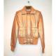 L's metallic lamb leather jkt, TW016