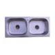 double bowl Stainless Steel Sink, 100-0001