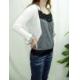 Metallic thread Fabric Lace Top, 3163A