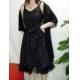 Printed sparkle spots Satin Dress