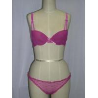 Underwired moulded bra with hipster