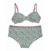 Underwired padded bra with hotpant