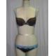 Underwired moulded bra with hipster