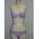 Underwired moulded bra with hipster