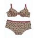 Underwired padded bra with hotpant, L760