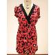printed knitted blouse
