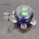 Glass Turtle Paperweight - 2 turtle in turtle, QCC-CNCCGA003