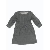 Woven denim dress