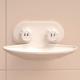 PLASTIC SOAP DISH WITH 2 SUCTION CUPS, CU-02-002