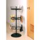 3-TIER KNOCKED DOWN STEEL ROTATING SHOE RACK WITH POWDER COATING, VH07-005-001