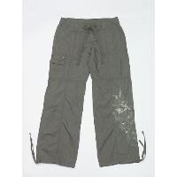 embroidery poplin trousers