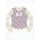 80% Lambswool 20% Nylon Intarsia sweater