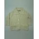 Long Sleeve Cardigan W/Ribbon Trim At Collar