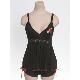 Bamboo jersey with emboridery Cami & Hot Short, CN20081215