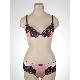 Stretch satin w/ lace bra set, BA0045