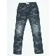 Heavy enzyme washed denim