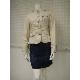 Denim skirt Lined blazer