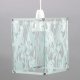 Sell 4 Panel Etched Glass Pendant
