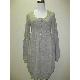 knitted one-piece pullover