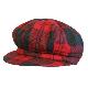 Flannel Baker Boy cap, Y-08H14