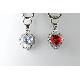 Dog Collar Charm - Heart Rhinestone