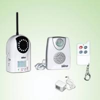Wireless digital video/photo recorder with motion sensor and wired external siren
