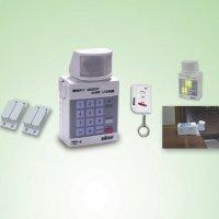 Low Power Motion Detector Alarm with Programmable Key Pad & Remote Control