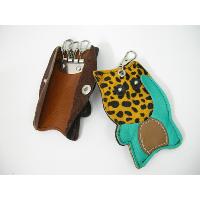 Genuine leather key purse