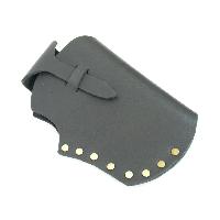 Men's Leather Phone Bag For Iphone 4 - Masculine Pistol Holder Design